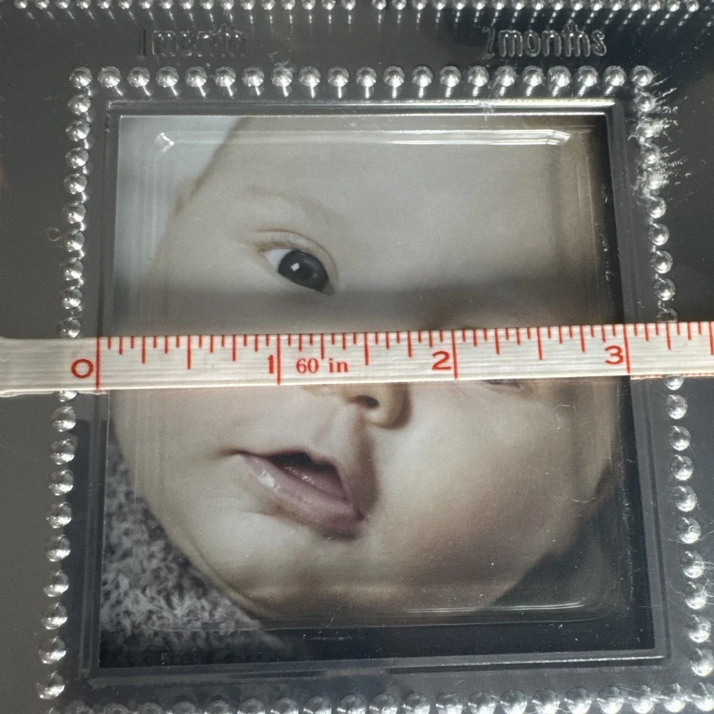 NOS Okie Dokie My First‎ Year Picture Frame 0-12 Months In Gift Box Baby Shower